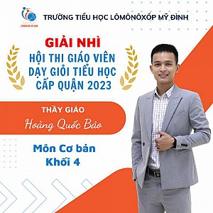 CHÚC MỪNG GIÁO VIÊN ĐẠT GIẢI TẠI HỘI THI GIÁO VIÊN DẠY GIỎI TIỂU HỌC CẤP QUẬN NĂM HỌC 2022-2023