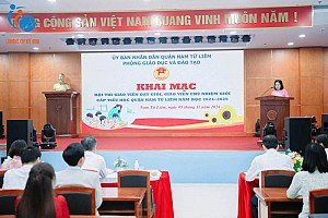 Khai mạc Hội thi Giáo viên Dạy giỏi, Giáo viên Chủ nhiệm giỏi cấp Tiểu học quận Nam Từ Liêm năm học 2024 – 2025.