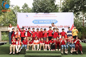 Dịch chuyển không gian lớp học khối 1,2,3: “ Mở trang sách giữa thiên nhiên