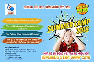Trại hè tiếng Anh dành cho các bạn lớp 1 - Lớp 4