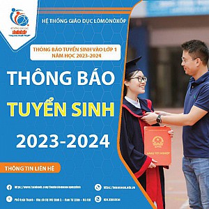 THÔNG BÁO TUYỂN SINH VÀO LỚP 1 NĂM HỌC 2023-2024