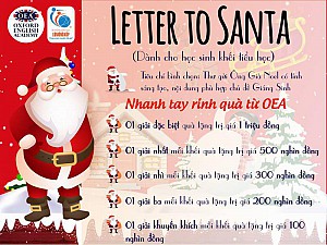 CUỘC THI THƯ GỬI ÔNG GIÀ NOEL