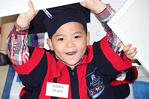 Một số hình ảnh đáng yêu của học sinh Tiểu học trong chương trình Rung chuông vàng