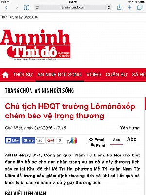 Thông báo về việc trùng tên trường gây ảnh hưởng nghiêm trọng đến uy tín Hệ thống giáo dục Lômônôxốp