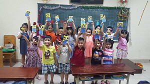 Trung thu của các bạn CLB Tiếng Anh trường Tiểu học Lomonosov Mỹ Đình