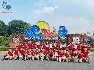 Học sinh khối 5 trải nghiệm học tập tại Hoàng Thành Thăng Long.