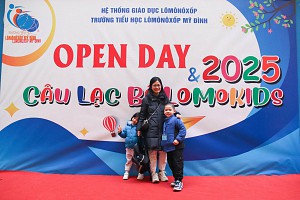 Open Day – Trải nghiệm một ngày là học sinh trường tiểu học Lô-mô-nô-xốp Mỹ Đình.