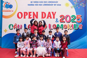 Hoạt động Open Day tại trường Tiểu học Lô-mô-nô-xốp Mỹ Đình: Cánh cửa trải nghiệm sáng tạo cho các bạn nhỏ sinh năm 2019.