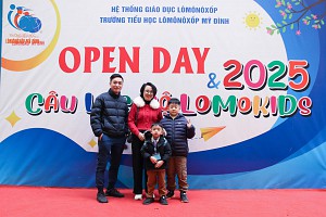 Trải nghiệm Open Day – Một ngày là học sinh của Trường Tiểu học Lô-mô-nô-xốp Mỹ Đình.