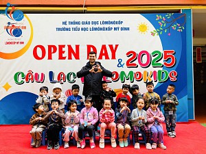 Open Day 2025 – Một ngày là học sinh Trường tiểu học Lô-mô-nô-xốp Mỹ Đình.