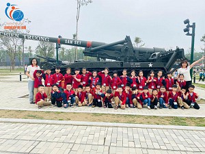 Khối 1 và khối 3 “Dịch chuyển không gian lớp học” – Khi tri thức gắn liền với thực tiễn.