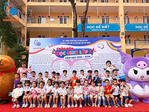 Hân hoan chào đón học sinh khối 1 năm học 2025 - 2026.