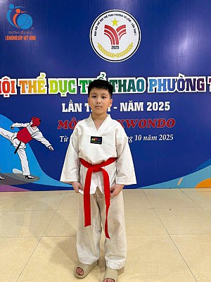 Chúc mừng thành tích của học sinh Nguyễn Gia Bảo – Lớp 3A.